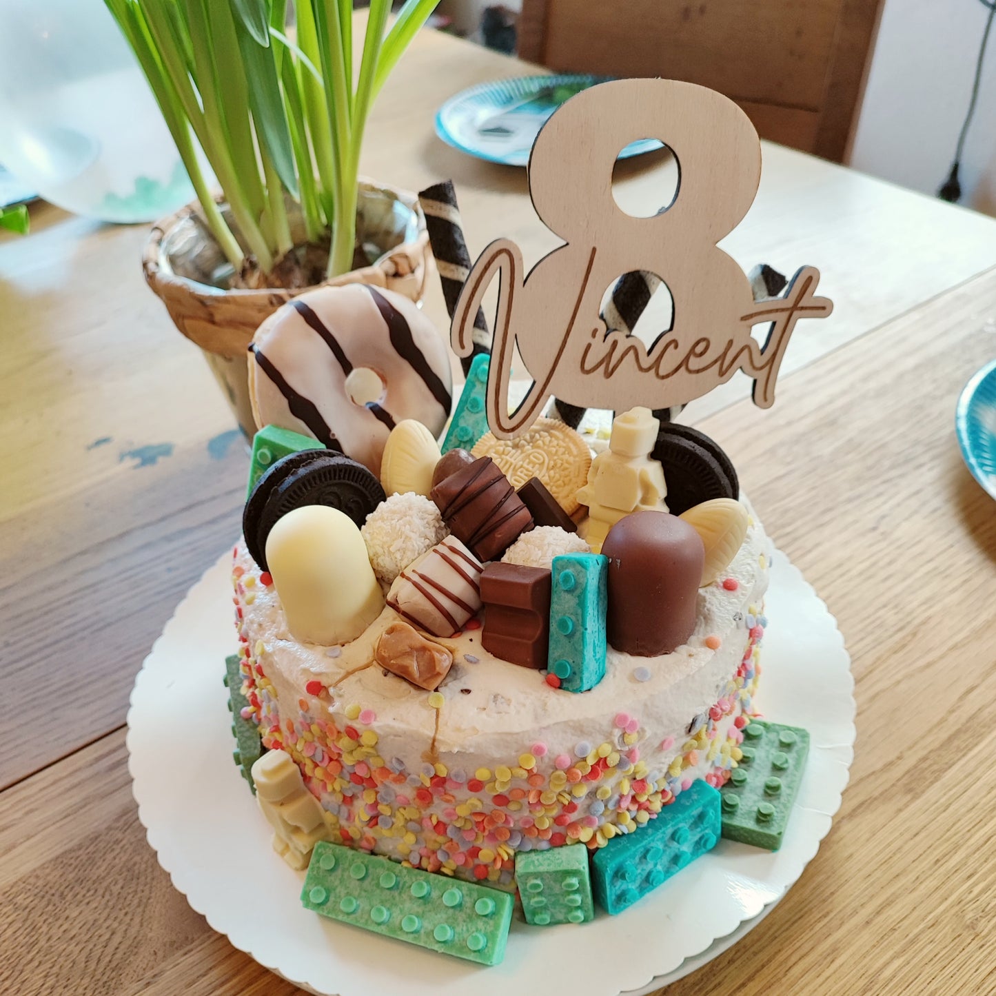 Caketopper Name+Zahl