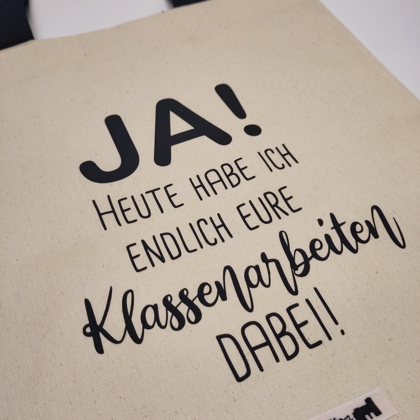 Baumwolltasche Klassenarbeiten