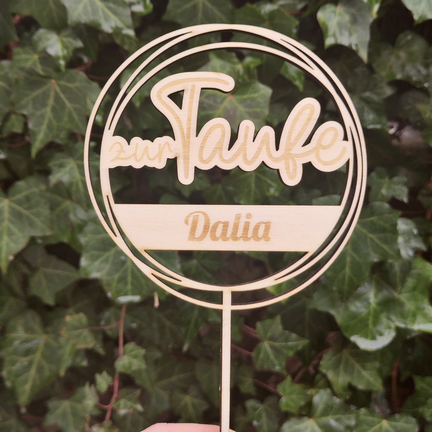 Caketopper Taufe