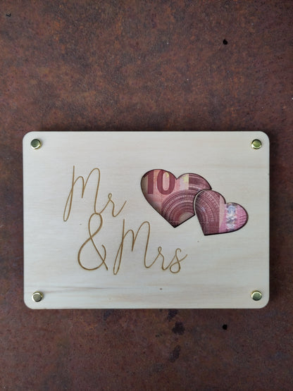 Geldgeschenk Mr&Mrs