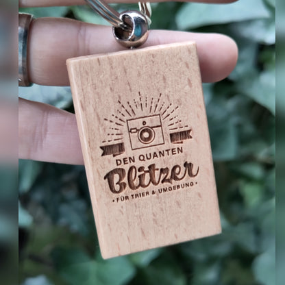 Schlüsselanhänger mit Kinderzeichnung