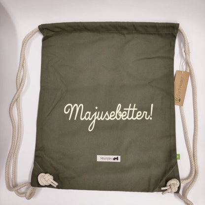 Rucksack Majusebetter Retroschrift