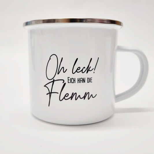 Tasse Emaille Flemm