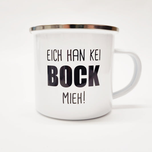 Tasse Emaille Kei Bock