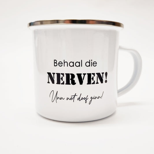Tasse Emaille Nerven