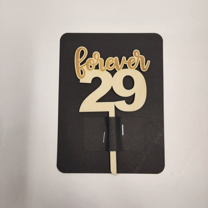 Caketopper runder Geburtstag