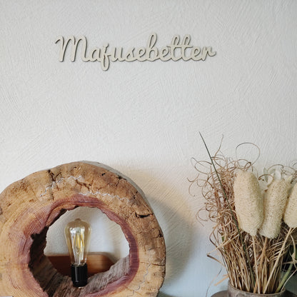 Namensschild / Türschild Holz