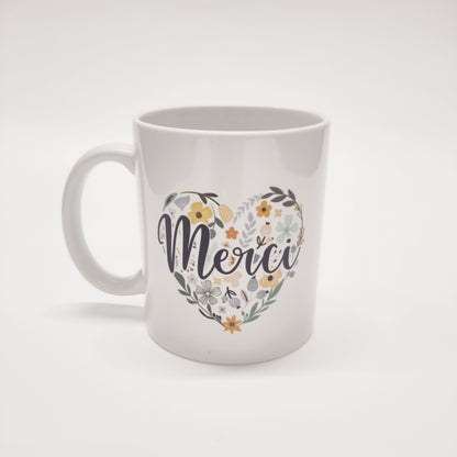 Personalisierte Tasse Merci