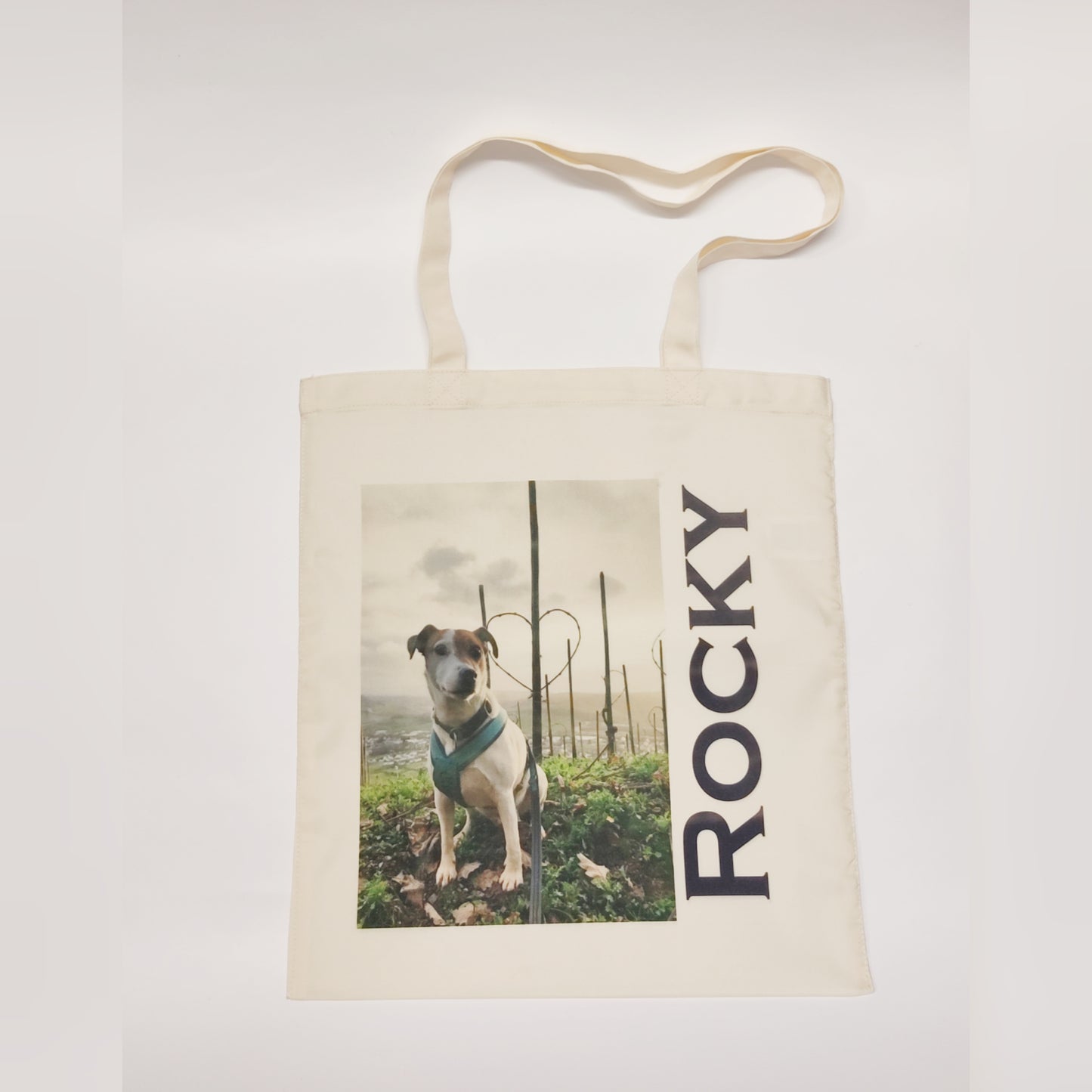 Hunde-Tasche mit Foto und Namen