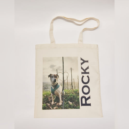 Hunde-Tasche mit Foto und Namen
