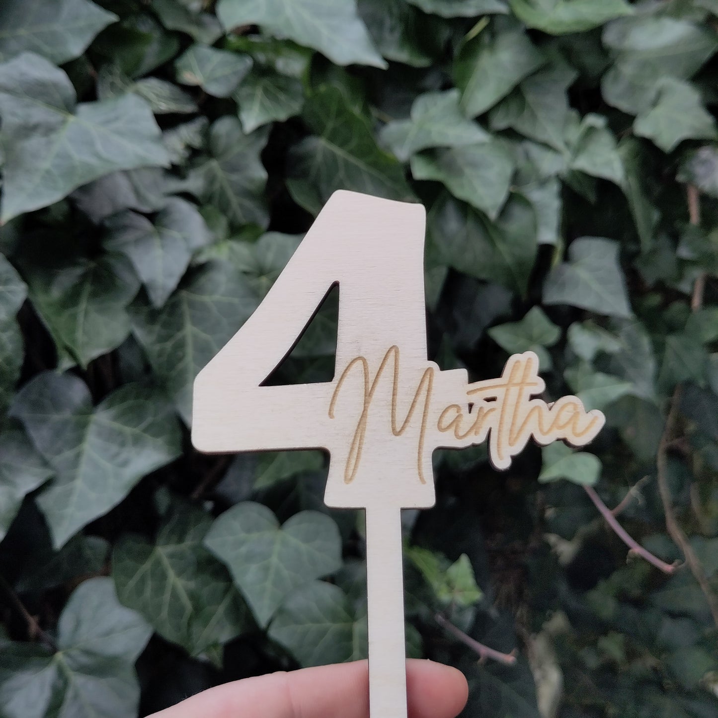 Caketopper Name+Zahl