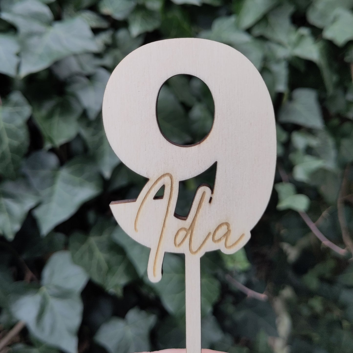 Caketopper Name+Zahl