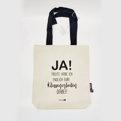 Baumwolltasche Klassenarbeiten