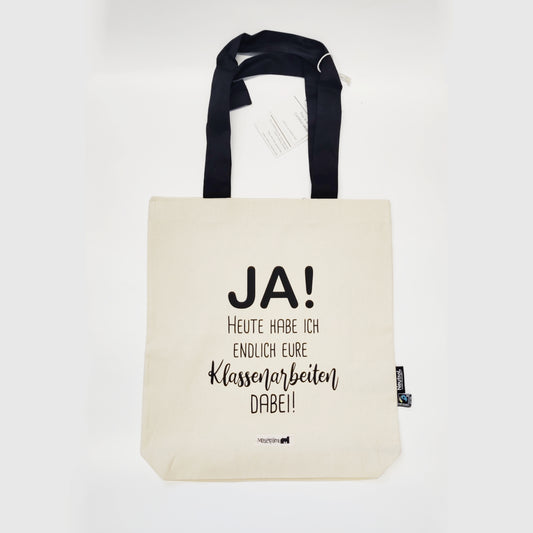 Baumwolltasche Klassenarbeiten