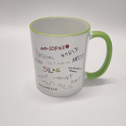 Tasse mit Kinderzeichnung