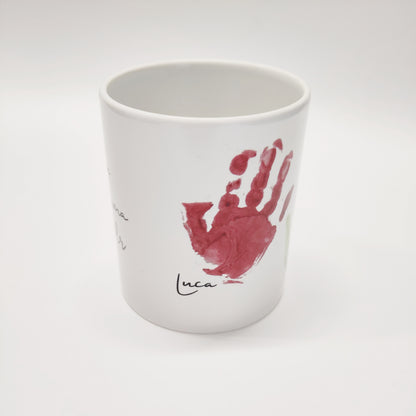 Tasse mit Kinderzeichnung