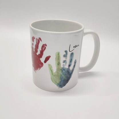 Tasse mit Kinderzeichnung