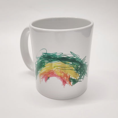 Tasse mit Kinderzeichnung