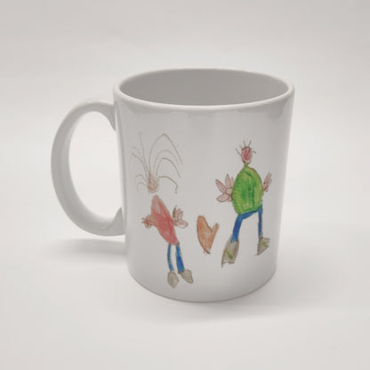 Tasse mit Kinderzeichnung