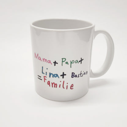 Tasse mit Kinderzeichnung
