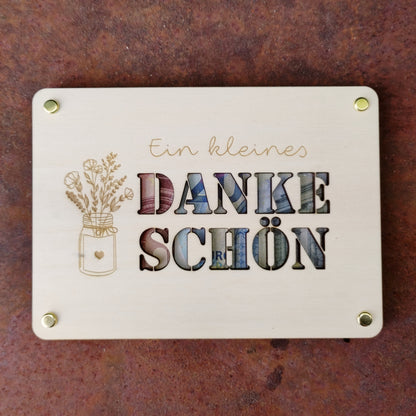 Geldgeschenk Danke Blumen