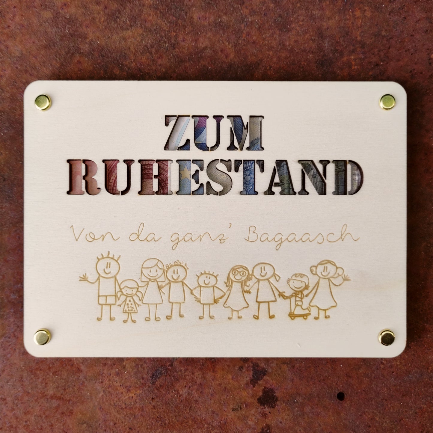 Geldgeschenk Ruhestand