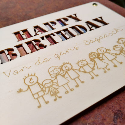Geldgeschenk Happy Birthday
