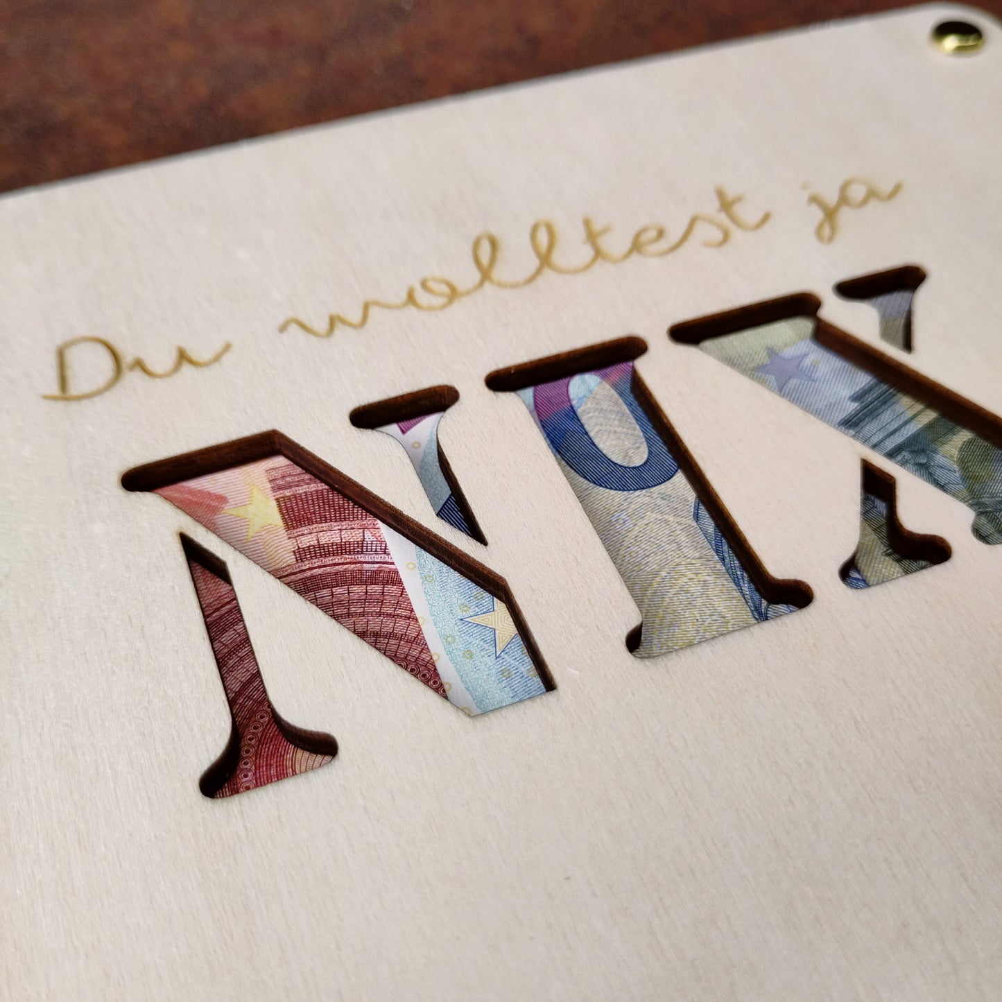 Geldgeschenk Nix