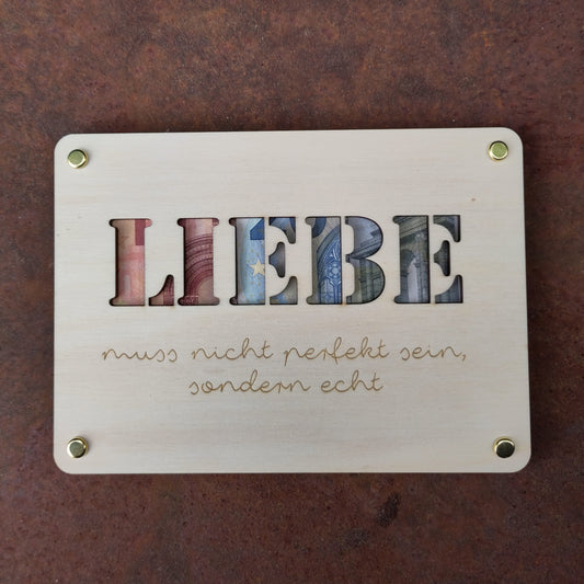 Geldgeschenk Liebe