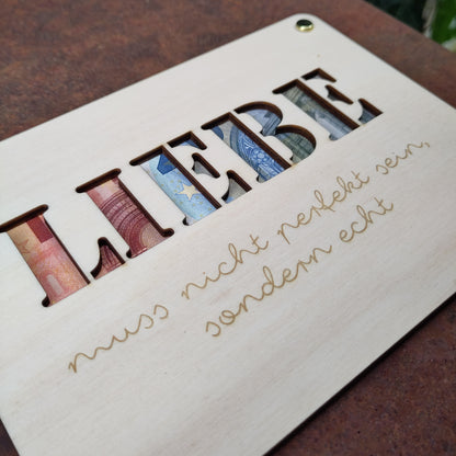 Geldgeschenk Liebe