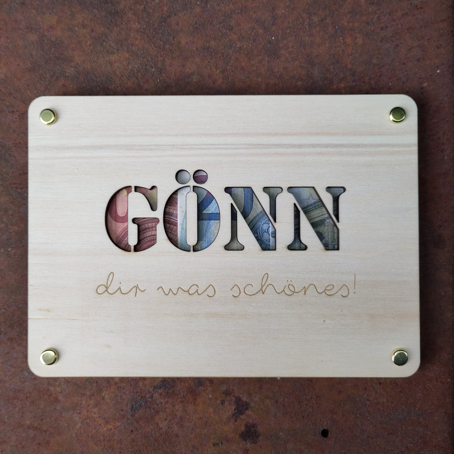 Geldgeschenk Gönn dir