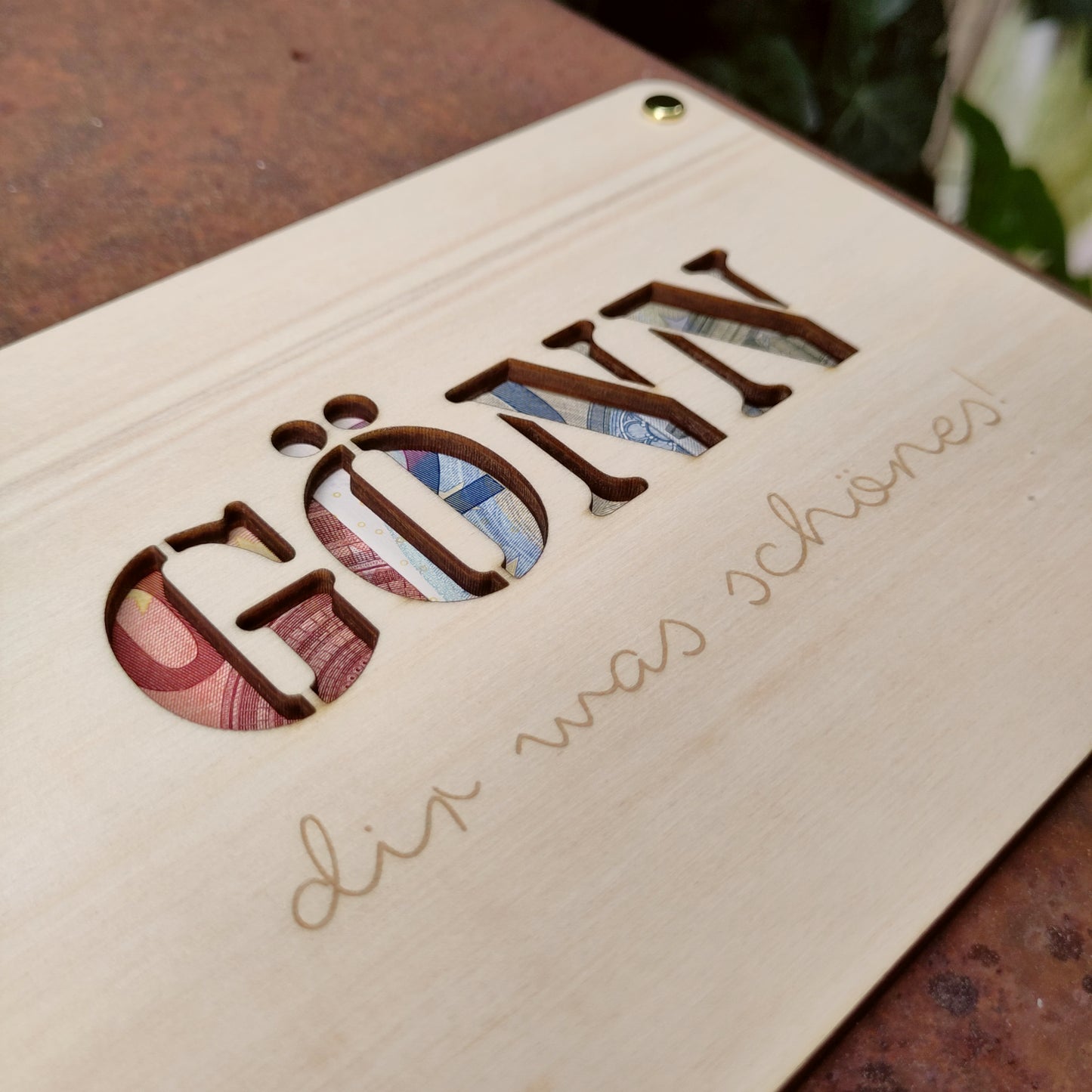 Geldgeschenk Gönn dir