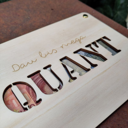 Geldgeschenk Quant