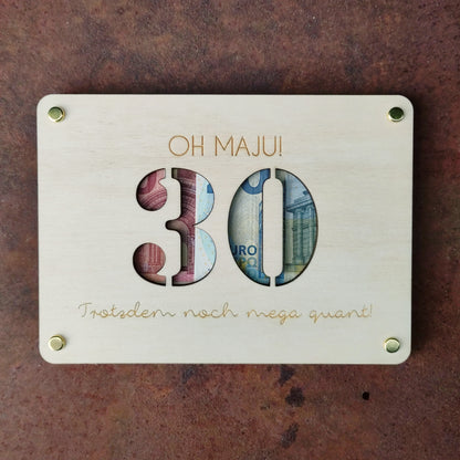 Geldgeschenk Oh Maju 30