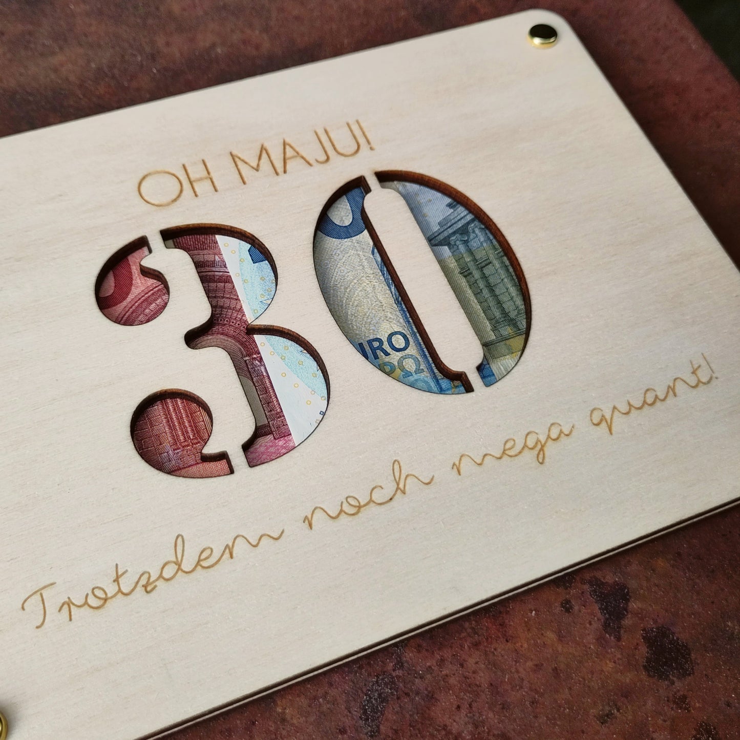 Geldgeschenk Oh Maju 30