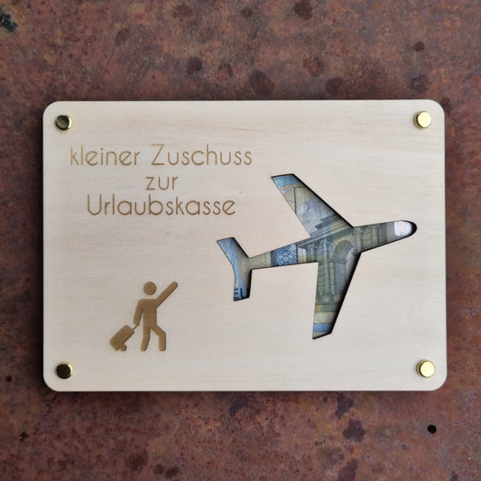 Geldgeschenk Flugzeug