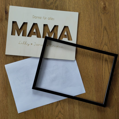 Bilderrahmen Mama