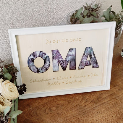 Bilderrahmen Oma