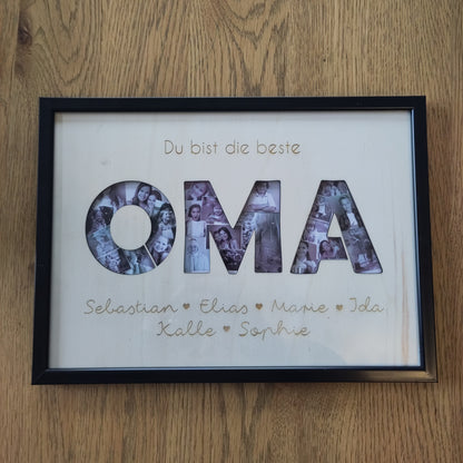 Bilderrahmen Oma