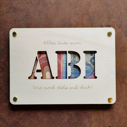 Geldgeschenk Abi