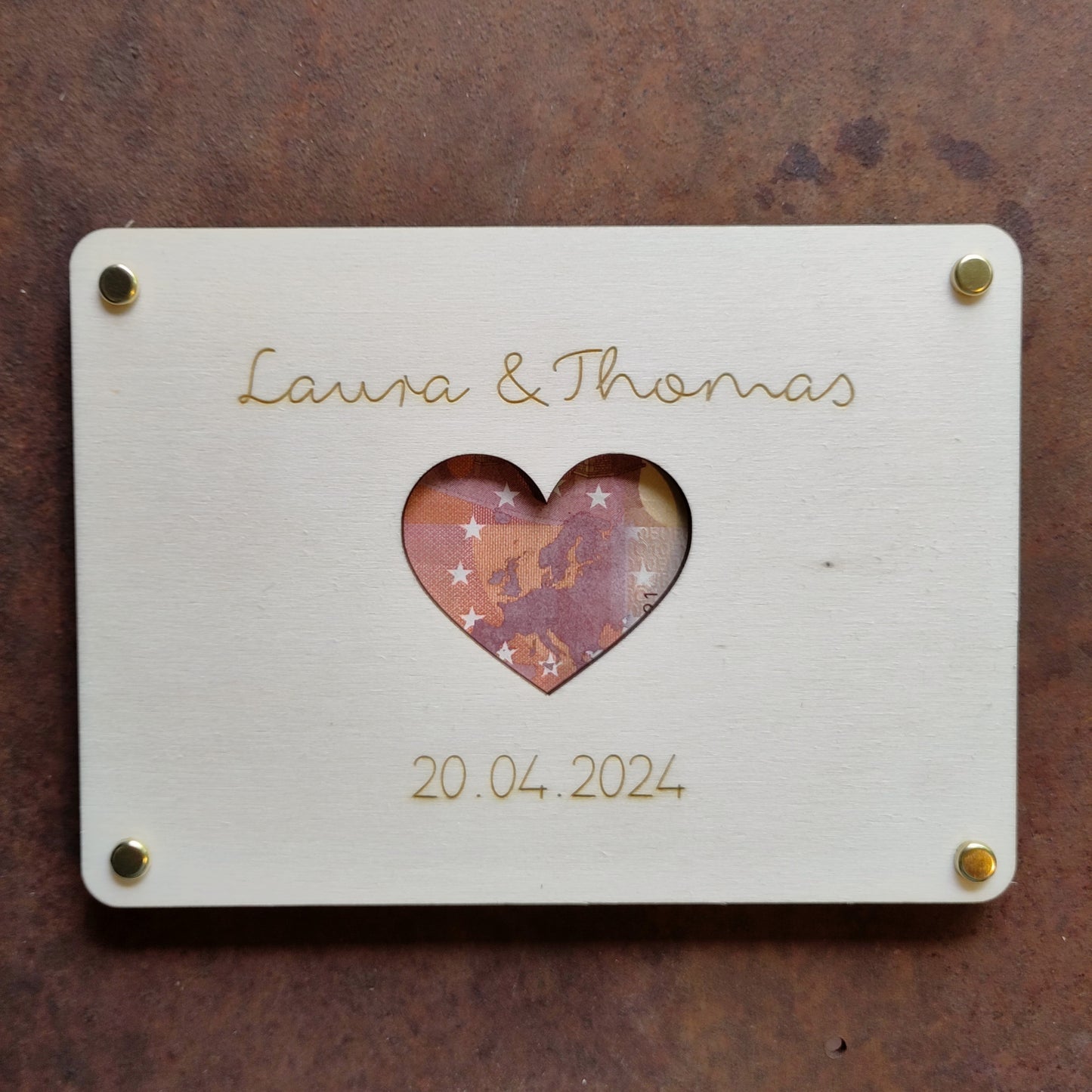 Geldgeschenk Hochzeit Personalisiert