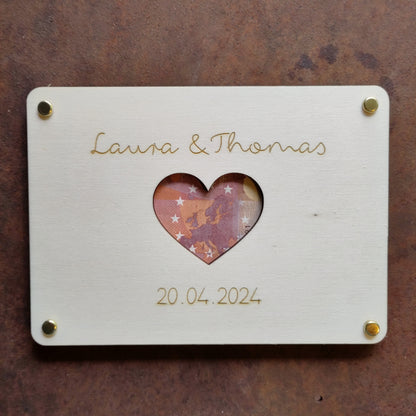 Geldgeschenk Hochzeit Personalisiert