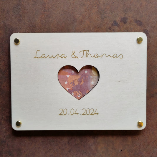 Geldgeschenk Hochzeit Personalisiert