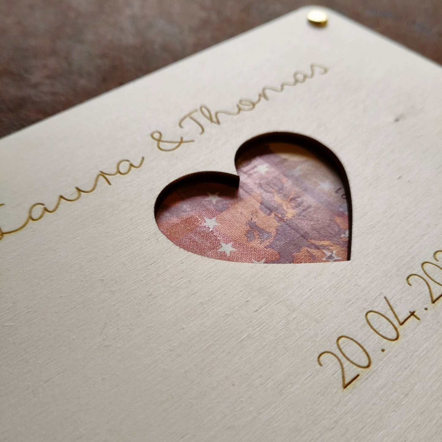 Geldgeschenk Hochzeit Personalisiert