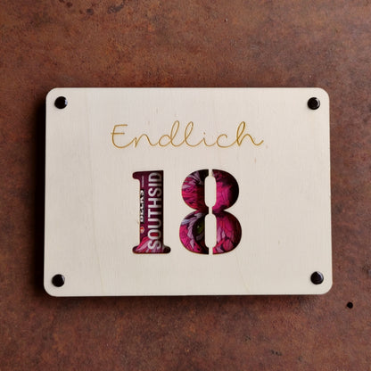 Geldgeschenk Endlich 18