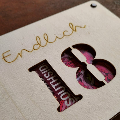 Geldgeschenk Endlich 18