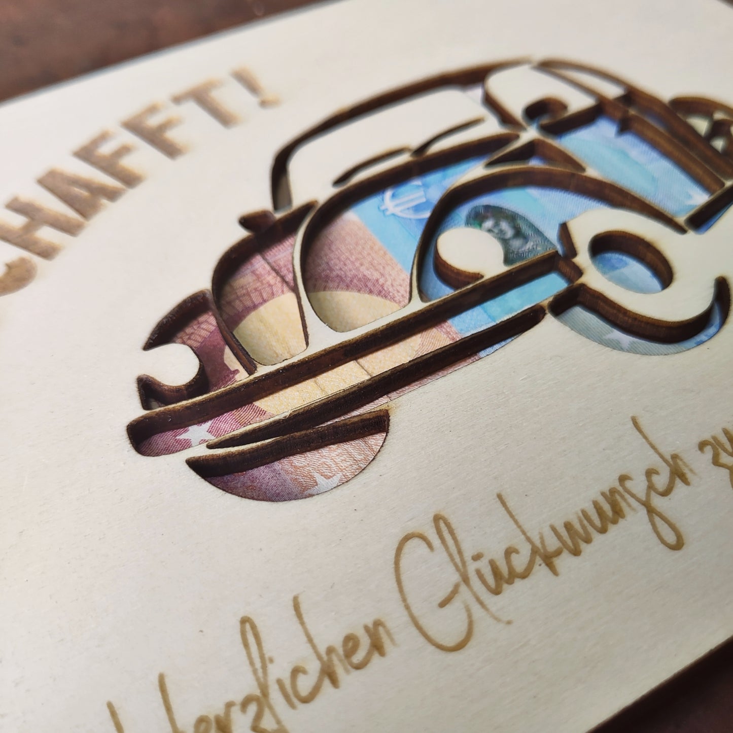 Geldgeschenk Autoführerschein