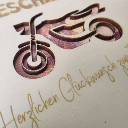 Geldgeschenk Motorradführerschein