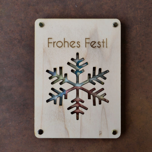 Geldgeschenk Schneeflocke