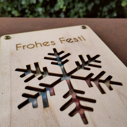 Geldgeschenk Schneeflocke